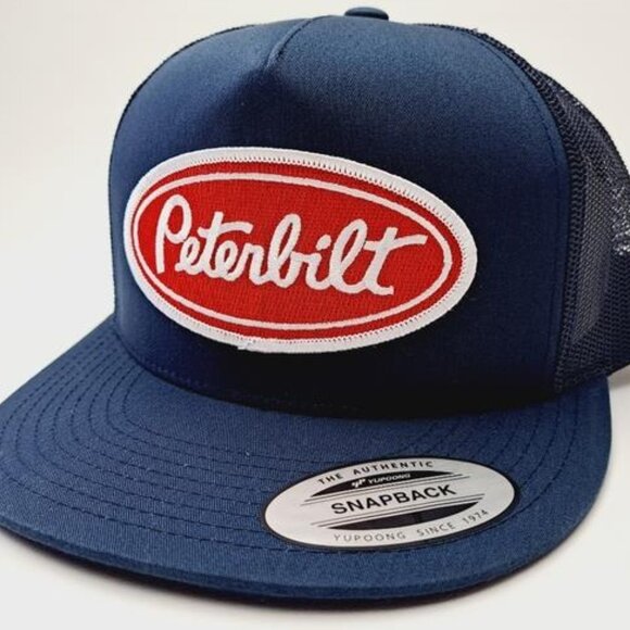 Retro Vintage Style American Embroidery Peterbilt Embroidered Patch Flat Bill Me - Picture 5 of 5